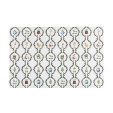 Altom Design, świąteczna girlanda mata stołowa prostokątna pp, 28-43 cm