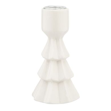 Altom Design, świecznik porcelanowy, choinka, 6-6-11,5 cm