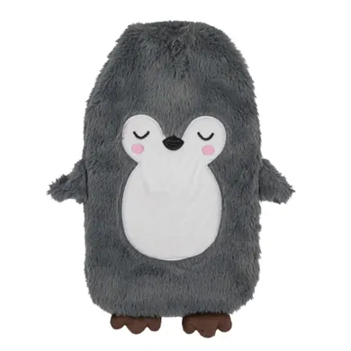 Altom Design, termofor w sweterku pingwinek szary, 1,8l