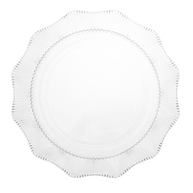 Altom Design, Vivienne, patera szklana, okrągła, 33 cm