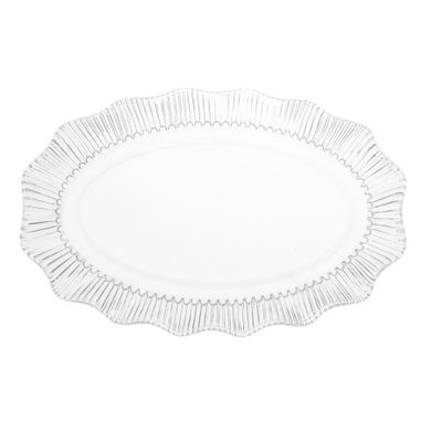 Altom Design, Vivienne, patera szklana, owalna, 33-20 cm