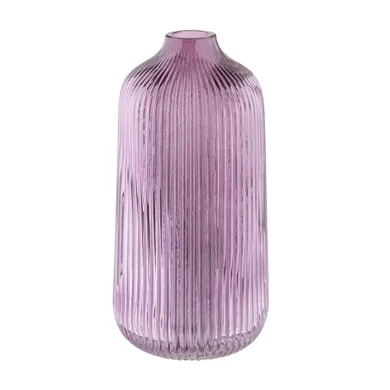 Altom Design, wazon, szklany, fioletowy, 21 cm