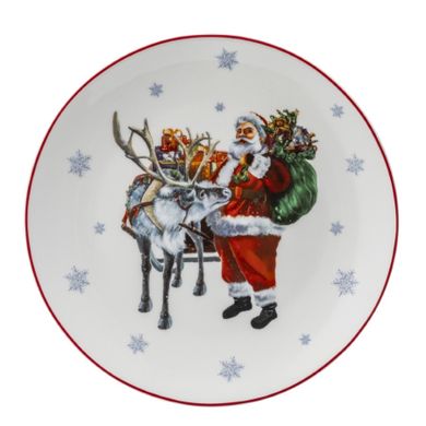 Altom Design, wyprawa mikołaja talerz deserowy, 20,5 cm