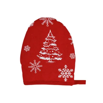 Altom Design, zimowa choinka chwytak kuchenny, 13-16 cm, 100% bawełna