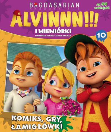 Alvinnn!!! i wiewiórki. Tom 10. Komiks, gry, łamigłówki