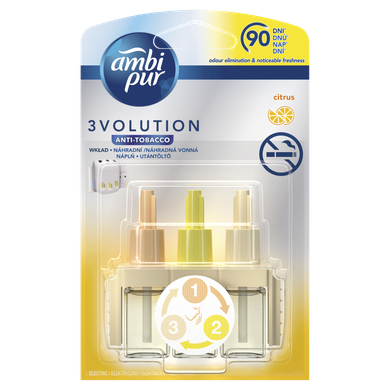 Ambi Pur, 3Volution Anti Tobacco, wkład do odświeżacza powietrza, 20 ml