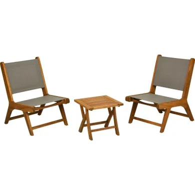 Ambiance, komplet mebli ogrodowych, krzesła i stolik
