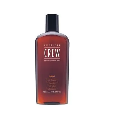 American Crew, 3in1 Shampoo Conditioner And Body Wash, szampon, odżywka i żel do kąpieli, 450 ml