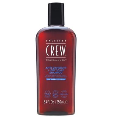 American Crew, Anti-Dandruff + Dry Scalp Shampoo, szampon przeciwłupieżowy, 250 ml