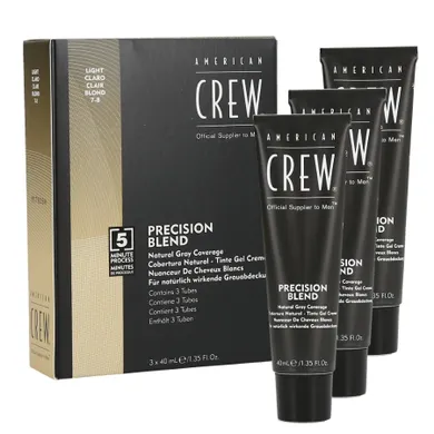 American Crew, Precision Blend, odsiwiacz dla mężczyzn, Light (7-8), 3-40 ml