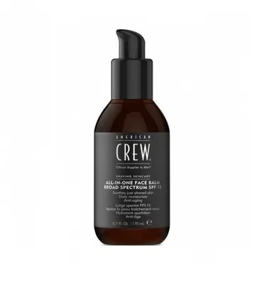 American Crew, Shaving Skincare All-In-One Face Balm Broad Spectrum, kojący balsam do twarzy z filtrem SPF 1,5 170 ml