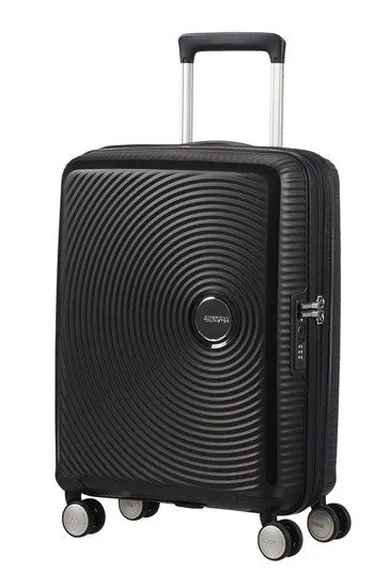 American Tourister, Soundbox, walizka powiększana, black, 67 cm