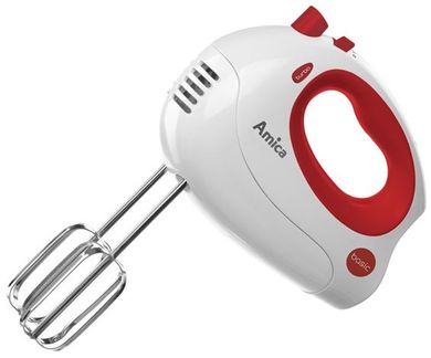 Amica, mikser ręczny MD 1012, 250W, biało-czerwony