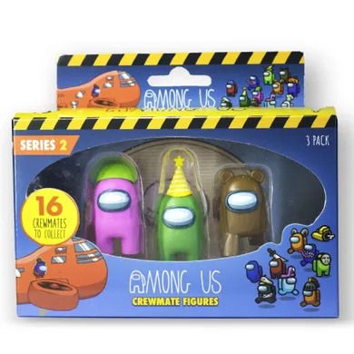 Among Us, Crewmate, zestaw figurkek, Seria 2, 3 sztuki