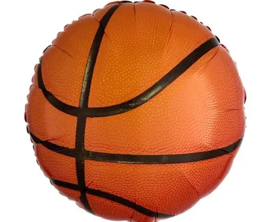 Amscan, balon foliowy, piłka do koszykówki, 46 cm