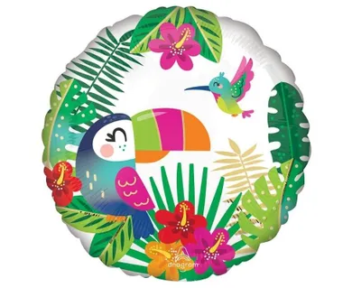 Amscan, balon foliowy, Standard Tropical Paradise