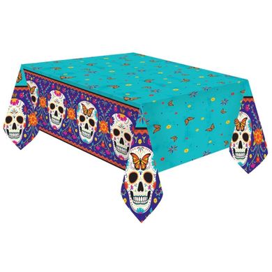Amscan, Day Of The Dead, obrus papierowy, 120-180 cm