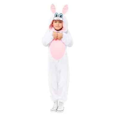 Amscan, pluszowy strój króliczka, onesie, rozmiar 98/104