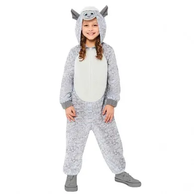 Amscan, pluszowy strój owieczki, onesie, rozmiar 110/116