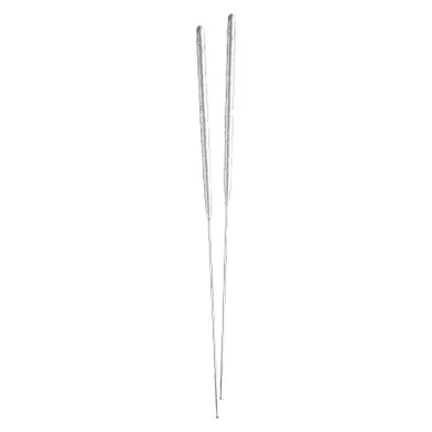 Amscan, sztuczne ognie, silver, 18 cm, 10 szt.