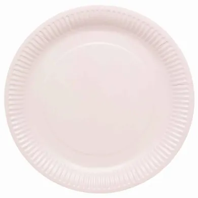 Amscan, talerze owalne papierowe, 23 cm, 8 szt.