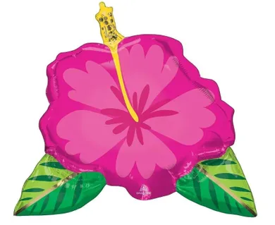 Anagram, balon foliowy, Beautiful Tropical Hibiscus, 63-68 cm