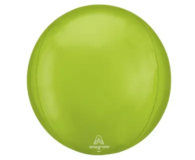 Anagram, balon foliowy, kula, zielona vibrant green