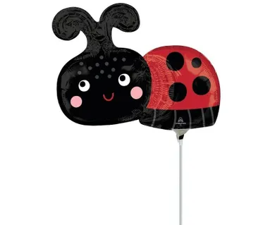 Anagram, balon foliowy, Mini Shape, happy ladybug