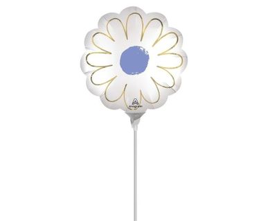 Anagram, balon foliowy, Mini Shape, purple daisy