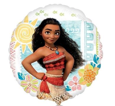 Anagram, balon foliowy, Moana/Vaiana, 46 cm