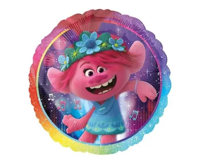 Anagram, balon foliowy, Trolls World Tour, 46 cm