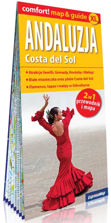 Andaluzja. Costa del Sol. Przewodnik + mapa 2w1