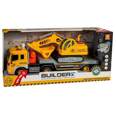 Anek dla Dzieci, koparka na lawecie, światło i dźwięk