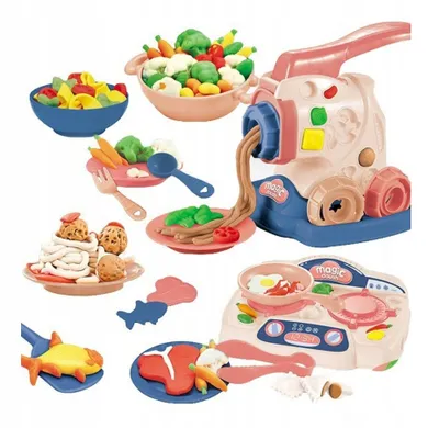 Anek dla Dzieci, maszynka do robienia makaronu, zestaw z masą plastyczną