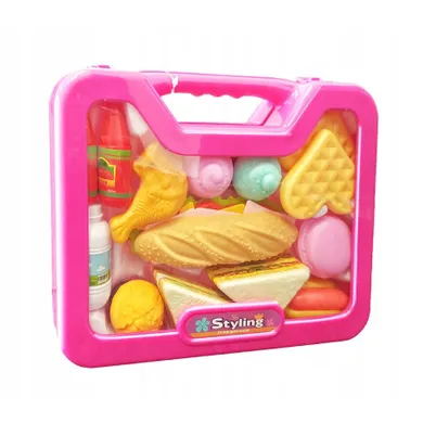 Anek dla Dzieci, śniadanie, zestaw kuchenny w walizce