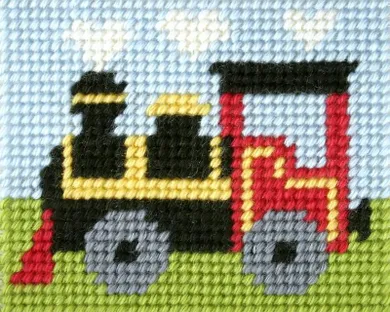 Anex-bis, Moje pierwsze wyszywanie, zestaw do haftu, Ciuchcia