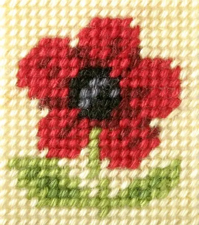 Anex-bis, Moje pierwsze wyszywanie, zestaw do haftu, Kwiatek