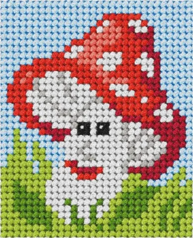 Anex-bis, Moje pierwsze wyszywanie, zestaw do haftu, Muchomorek