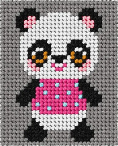 Anex-bis, Moje pierwsze wyszywanie, zestaw do haftu, Panda