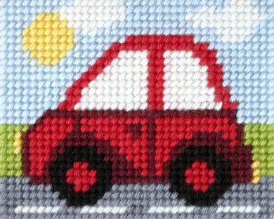 Anex-bis, Moje pierwsze wyszywanie, zestaw do haftu, Samochód