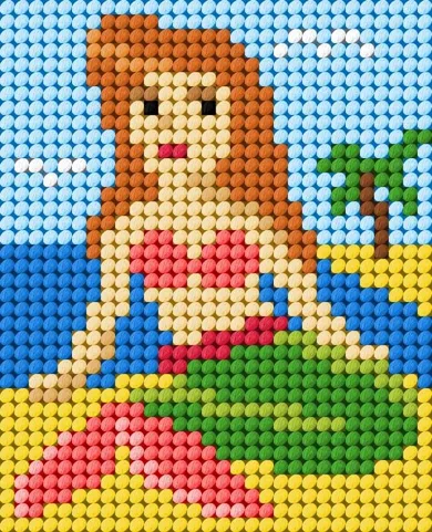 Anex-bis, Moje pierwsze wyszywanie, zestaw do haftu, Syrena