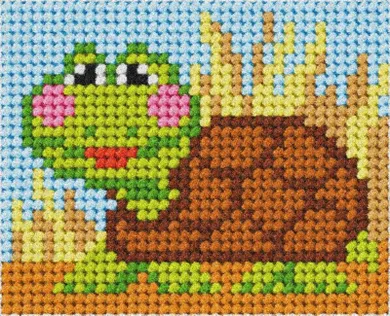 Anex-bis, Moje pierwsze wyszywanie, zestaw do haftu, Żółwik