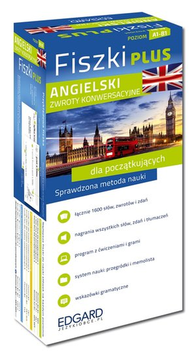 Angielski. Fiszki Plus. Zwroty konwersacyjne dla początkujących