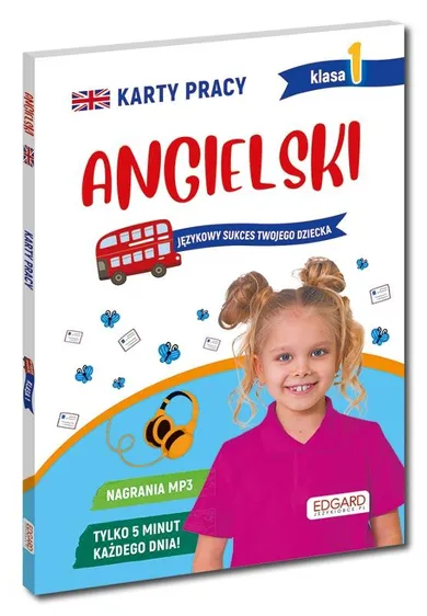 Angielski. Karty pracy. Klasa 1