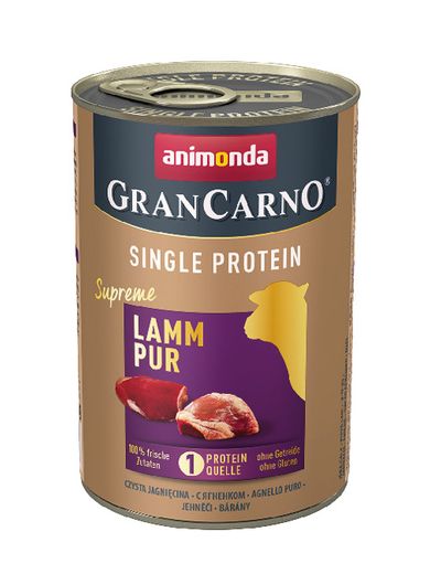 Animonda, Grancarno, Single Protein, Jagnięcina, karma mokra dla psa, 400g