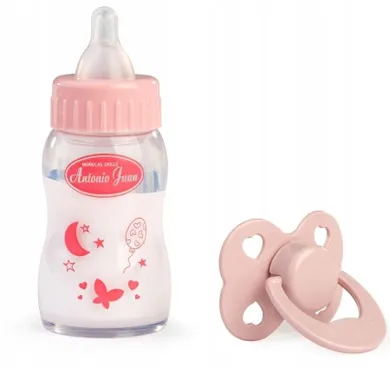 Antonio Juan, butelka i smoczek ze znikającym mlekiem