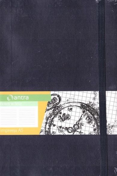 Antra, Impresja, notes A5, linia, granatowy, 1 szt.