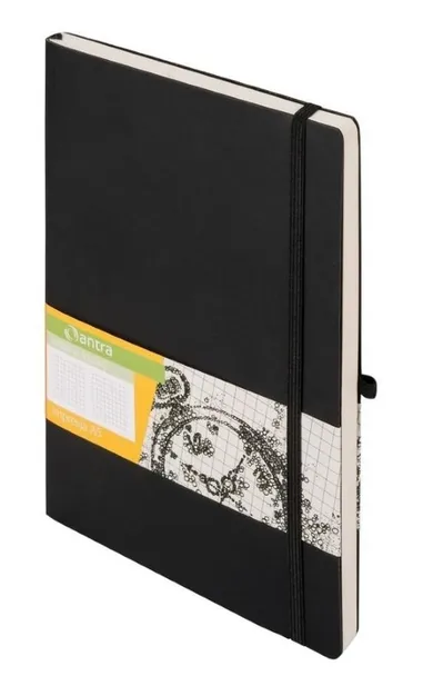 Antra, notes A5, kratka, impresja, czarny, 1 szt.