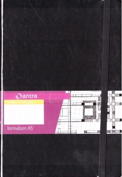 Antra, notes A5, kropki, Formalizm, czarny, 1 szt.