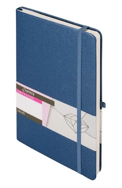 Antra, notes A5, kropki, rubi, niebieski, 1 szt.